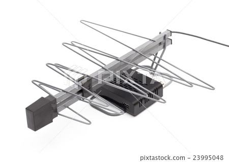 Antenna TV on the white background 23995048
