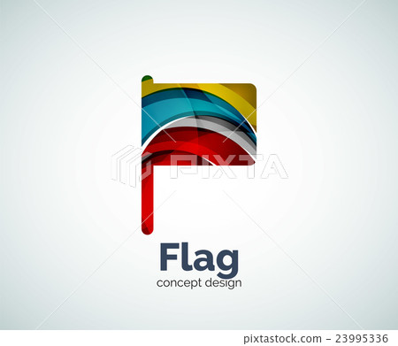 Vector flag logo template 23995336