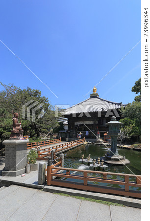 The Shikoku Buddhist First Budget "Rei Mountain Temple" Emancipation pond and Daishodo 23996343
