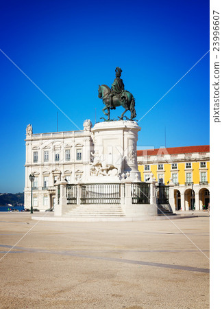 Commerce square in Lisbon, Portugal 23996607