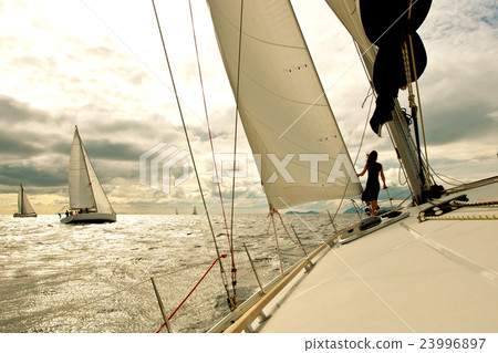 Yacht regatta in Turkey 23996897