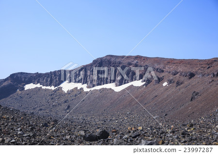 Mt. Fujiyama of Mt. Asama, Miyota Town Nagano Prefecture 23997287