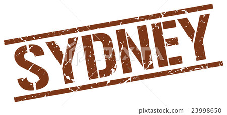 Sydney brown square stamp Sydney brown square stamp 23998650