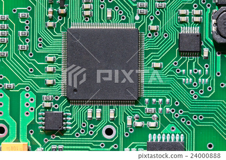 chip on an electronic board chip on an electronic board 24000888