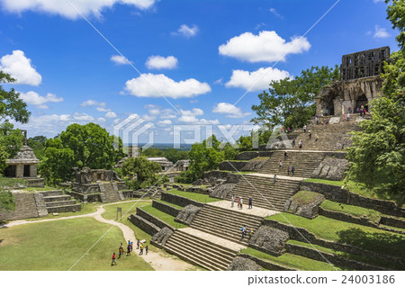Palenque ruins sleeping in a jungle 24003186