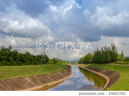 waterway in coal power plants. 24003762