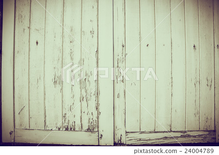 hole and Defect on grunge Wooden window 24004789