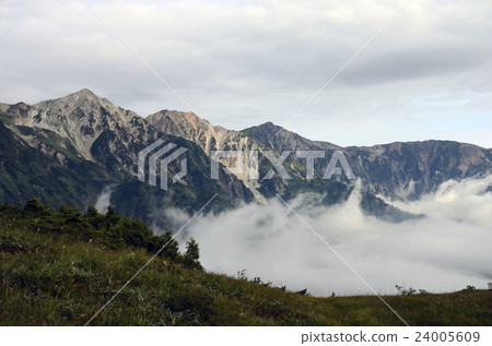 來自八方市的夏季白馬三山1 [長野縣白馬村] 24005609