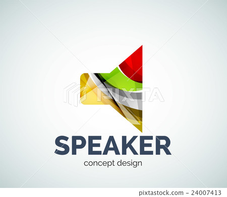 Speaker logo business branding icon Speaker logo business branding icon 24007413