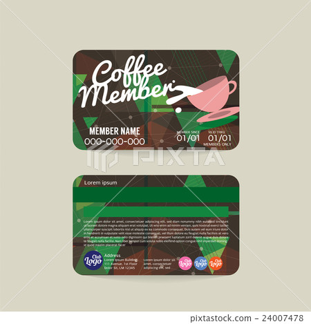 Coffee Voucher Of Member Card Template Coffee Voucher Of Member Card Template 24007478