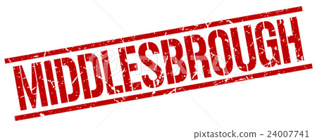 Middlesbrough red square stamp Middlesbrough red square stamp 24007741