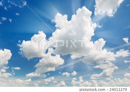 sun on beautiful sky 24011279