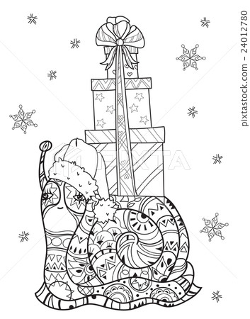 Zen art stylized snail Zen art stylized snail 24012780