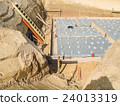 Preparation foundation plate new building 24013319
