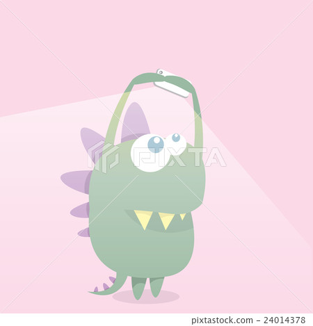 Monster Taking Selfie Photo on Smart Phone 24014378