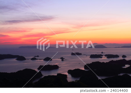 Evening scenery of Saikai 19 Evening scenery of Saikai 19 24014400