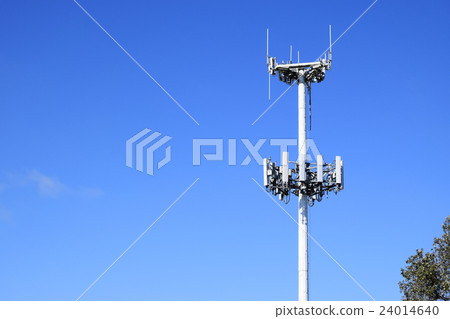 Communication relay tower standing on the hill Tower tower Communication tower Communication relay tower standing on the hill Tower tower Communication tower 24014640