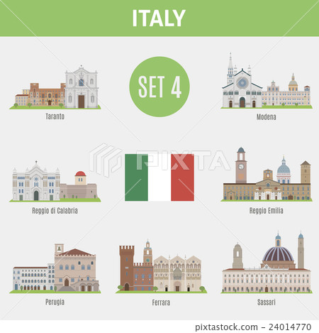 Famous Places Italy cities. Set 4 24014770