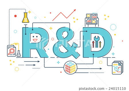 R&D - Stock Illustration [24015110] - PIXTA