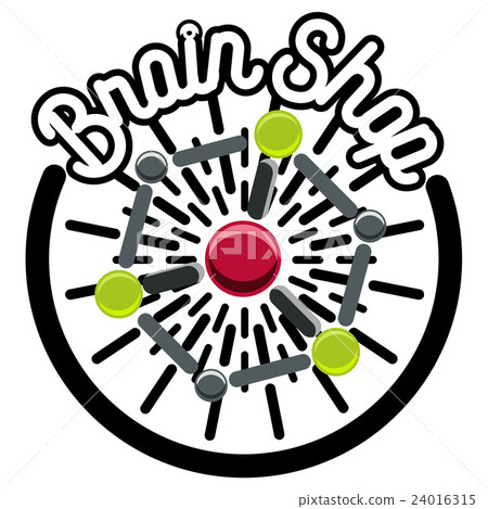 Color vintage scientific shops emblem Color vintage scientific shops emblem 24016315