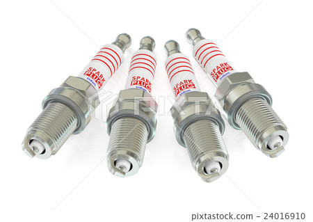 Spark plugs, 3D rendering 24016910