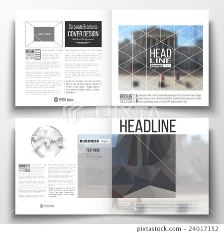 Set of annual report business templates for 24017152
