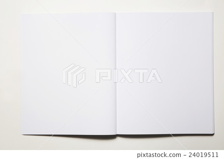 Empty open notebook on background 24019511