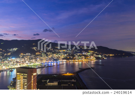 熱海的美麗夜景 熱海的美麗夜景 24019614