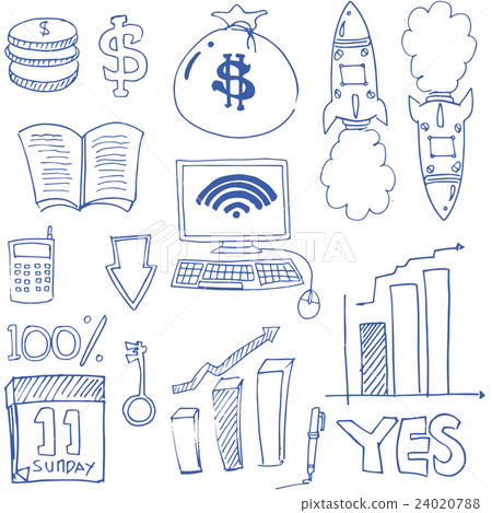 Doodle of business image Doodle of business image 24020788