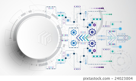 Vector abstract background shows the innovation of 24023804