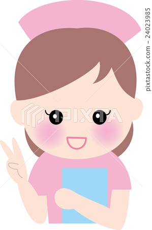 Nurse Female Nurse Piece Smile Nurse Female Nurse Piece Smile 24023985