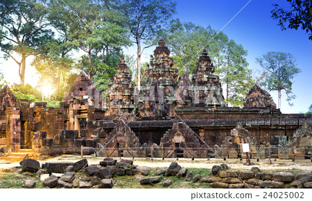 Banteay Srey Temple ruins , Siem Reap, Cambodia.. 24025002