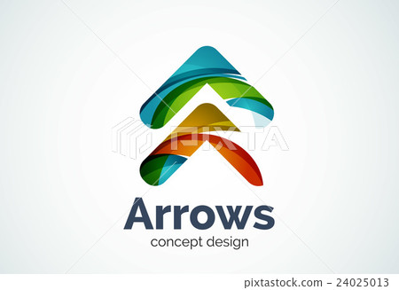 Arrow logo template, next or right concept 24025013