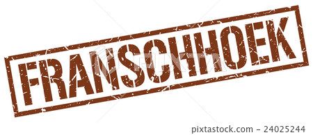 Franschhoek brown square stamp 24025244
