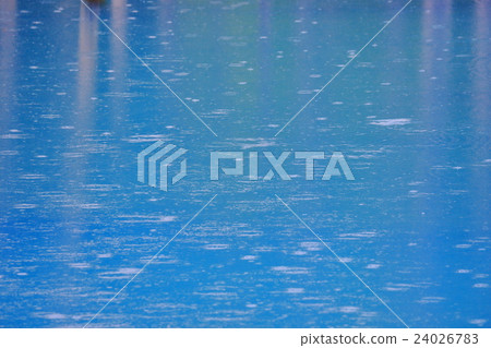 Rain Blue Pond Rain Blue Pond 24026783