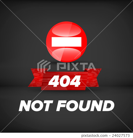 Not found sign 24027573
