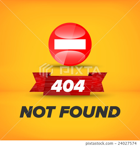 Not found sign 24027574