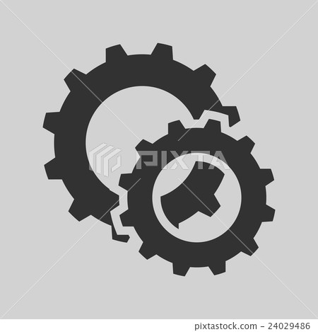 black cogs gears 24029486