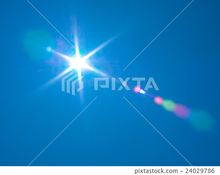 太陽和耀斑（晴朗的天氣）八月 24029786