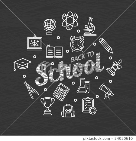 Back to School Concept. Vector 24030610