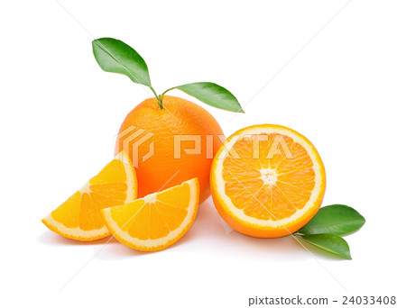 Orange fruit isolate on white background Orange fruit isolate on white background 24033408