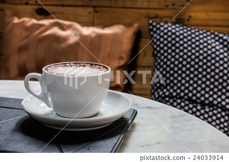 hot fresh coffee in cup 24033914