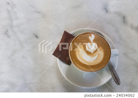 hot fresh coffee in cup 24034002