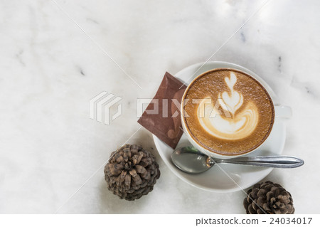 hot fresh coffee in cup 24034017