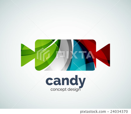 Vector candy logo template - Stock Illustration [24034370] - PIXTA