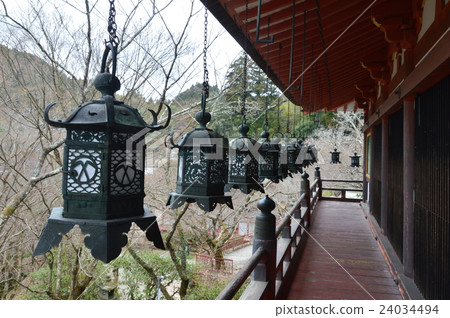 走廊·燈籠燈籠（武神社·禮拜堂/櫻井市奈良縣奈良縣319號） 24034494