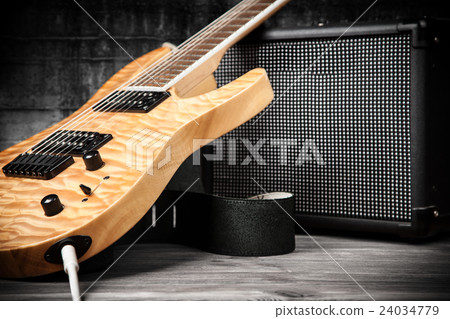Electric guitar and amplifier Electric guitar and amplifier 24034779