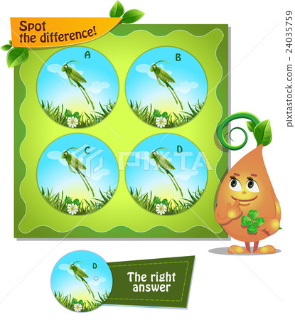 Spot the difference grasshopper Spot the difference grasshopper 24035759
