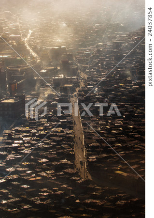 Top view monastery at Larung gar (Buddhist Academy Top view monastery at Larung gar (Buddhist Academy 24037854