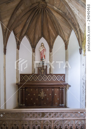 The statue of Christ inside the former Olympic church 24040468